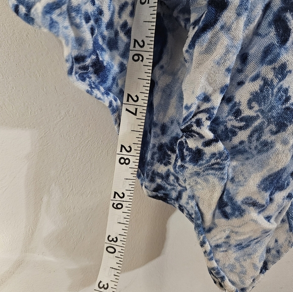 Chicos Blue And White Dolman Sleeve Sweater Cardigan! - Picture 5 of 5